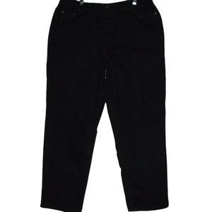 Route 66 Jeans 18 x 30"inseam MOM black relaxed high rise 5-pocket 100% cotton